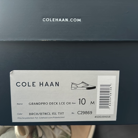 Hawaiin Print- Cole Haan Grandpro Deck LCE Ox sz10 - Picture 8 of 8